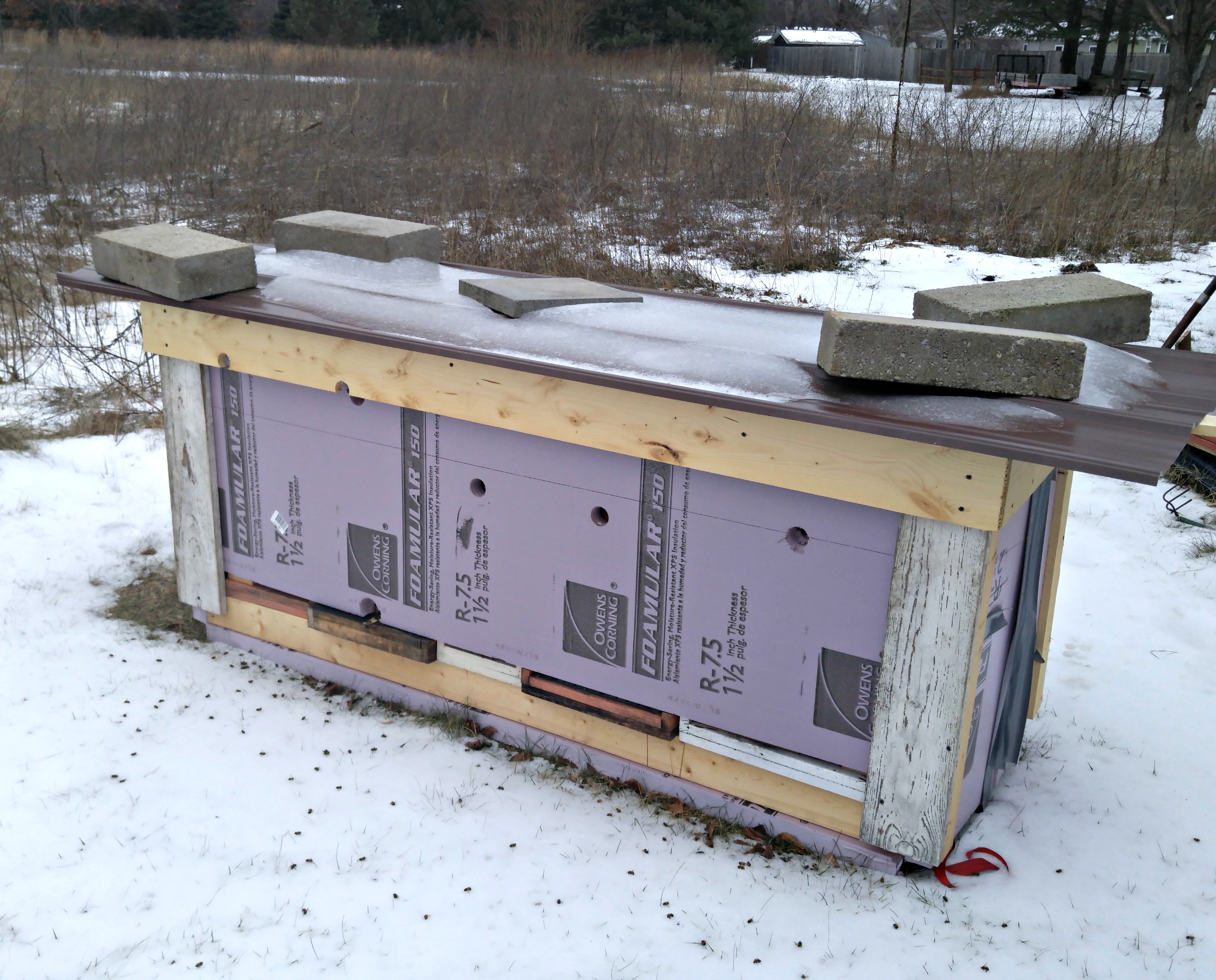winterizing bee hives